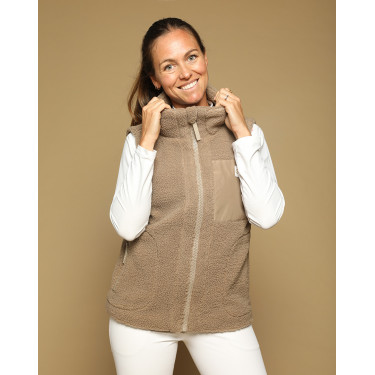 Dames bodywarmer On GEM zonder mouwen Kastanje Bruin Dames bodywarmer On GEM zonder mouwen Kastanje Bruin