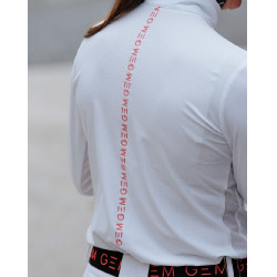 Dames polo Victore GEM met lange mouwen Wit