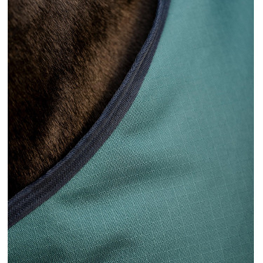 Couverture Horseware Amigo Ripstop 900D Turnout 100g Vert dynastie / marine / argent Couverture Horseware Amigo Ripstop 900D Turnout 100g Vert dynastie / marine / argent