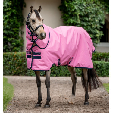 Couverture Horseware Amigo Ripstop 900D Plus Poney Turnout 100g Rose / rose / marine