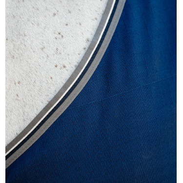 Couverture de box Horseware Rambo doublure microfibre Marine / orage / gris argent Bleu marine