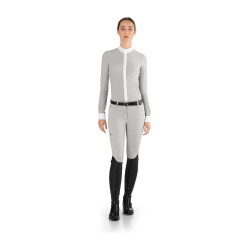 Ego7 wedstrijdshirt met lange mouwen voor dames Lichtgrijs