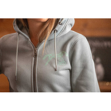 Sweat Fluore Pénélope Vert sauge