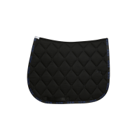 Tapijt GEM Love Zwart / koningsblauw