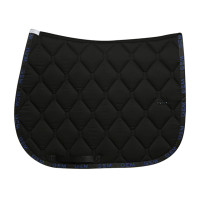 Tapis GEM Love Noir / bleu roi