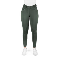 Equithème Carly damesrijbroek Kaki Groen