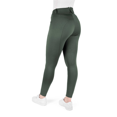 Equithème Carly damesrijbroek Kaki Groen