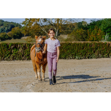 Pantalon Carly Enfants et junior Equithème Lilas Violet Pantalon Carly Enfants et junior Equithème Lilas Violet
