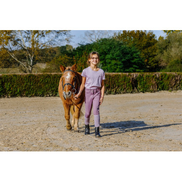 Pantalon Carly Enfants et junior Equithème Lilas Violet Pantalon Carly Enfants et junior Equithème Lilas Violet