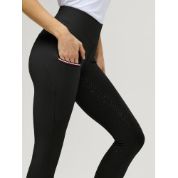 Dames full grip legging Tommy Hilfiger Equestrian Elmira Zwart Dames full grip legging Tommy Hilfiger Equestrian Elmira Zwart