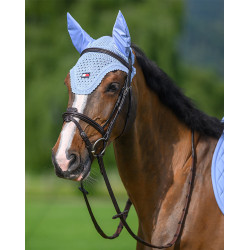 Vliegendeken Tommy Hilfiger Equestrian Lexington Zacht blauw Vliegendeken Tommy Hilfiger Equestrian Lexington Zacht blauw