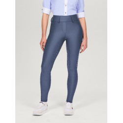 Tommy Hilfiger Equestrian Highland Hybrid damesrijbroek met full grip Verbleekt indigo Blauw