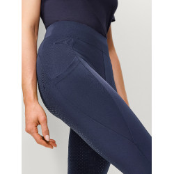 Legging Tommy Hilfiger Equestrian Amber taille haute full grip femme Indigo délavé Bleu