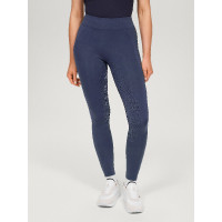 Legging Tommy Hilfiger Equestrian Amber taille haute full grip femme Indigo délavé Bleu