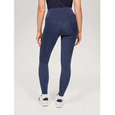 Tommy Hilfiger Equestrian Amber hoge taille full grip damesrijlegging Verbleekt indigo Blauw