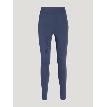 Legging Tommy Hilfiger Equestrian Amber taille haute full grip femme Indigo délavé Bleu