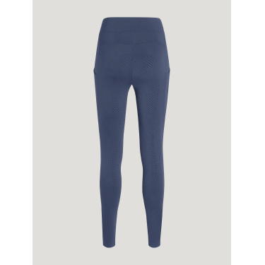 Legging Tommy Hilfiger Equestrian Amber taille haute full grip femme Indigo délavé Bleu