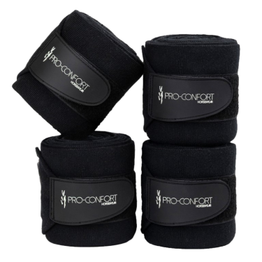 Set de 4 bandes de repos ProConfort Pim Noir