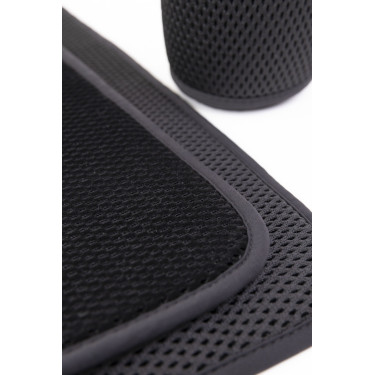 Set van 2 onderbandages 3D mesh velours ProComfort Pilmo Zwart