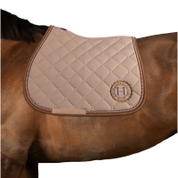 Harcour zadelpad met parelster Champagne Beige
