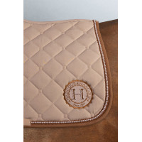 Tapis de selle Harcour Etoile perlée Champagne Beige
