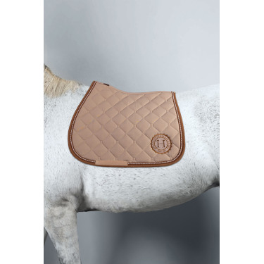Tapis de selle Harcour Etoile perlée Champagne Beige