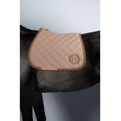 Tapis de selle Harcour Etoile perlée Champagne Beige