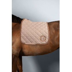 Harcour zadelpad met parelster Champagne Beige