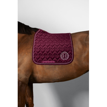 Harcour Valentine zadeldekje Bordeaux