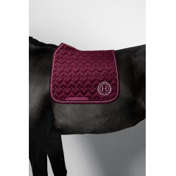 Tapis de selle Harcour Valentine Bordeaux