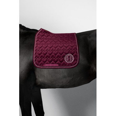 Tapis de selle Harcour Valentine Bordeaux