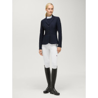 Pantalon Tommy Hilfiger Equestrian Lea full grip femme Blanc optique