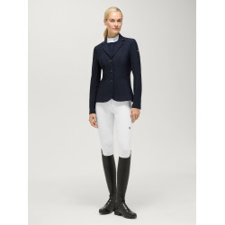 Pantalon Tommy Hilfiger Equestrian Lea full grip femme Blanc optique