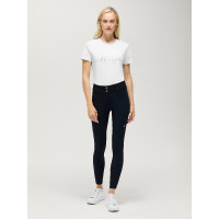 Pantalon Tommy Hilfiger Equestrian Lea full grip femme Desert sky Bleu