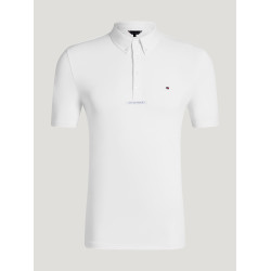 Polo de concours Alex Tommy Hilfiger Equestrian manches courtes homme Blanc optique