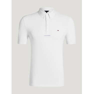 Polo de concours Alex Tommy Hilfiger Equestrian manches courtes homme Blanc optique