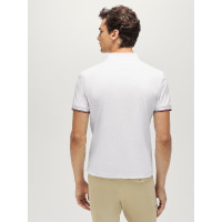 Polo manches courtes Davis Tommy Hilfiger Equestrian homme Blanc optique