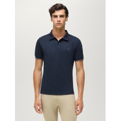 Polo manches courtes Davis Tommy Hilfiger Equestrian homme Desert sky Bleu