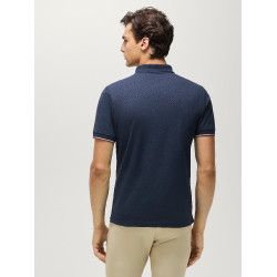 Polo met korte mouwen Davis Tommy Hilfiger Equestrian heren Woestijnlucht Blauw