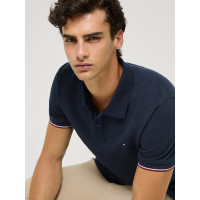 Polo manches courtes Davis Tommy Hilfiger Equestrian homme Desert sky Bleu Polo manches courtes Davis Tommy Hilfiger Equestrian homme Desert sky Bleu