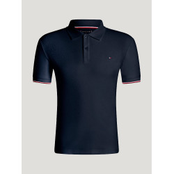 Polo manches courtes Davis Tommy Hilfiger Equestrian homme Desert sky Bleu
