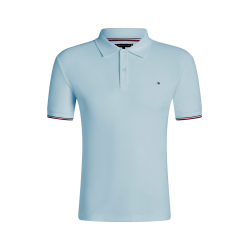 Polo met korte mouwen Davis Tommy Hilfiger Equestrian heren Zacht blauw