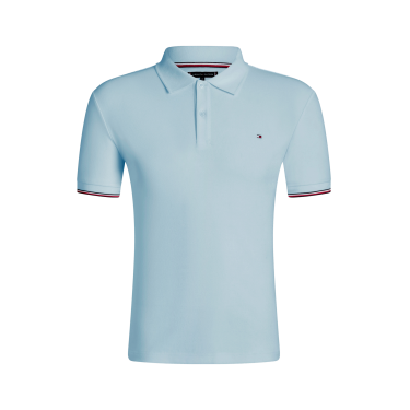 Polo met korte mouwen Davis Tommy Hilfiger Equestrian heren Zacht blauw