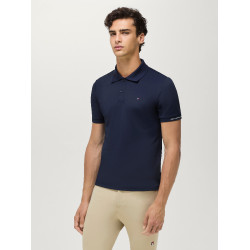 Technische polo Fresco Tommy Hilfiger Equestrian korte mouwen heren Woestijnlucht Blauw Technische polo Fresco Tommy Hilfiger Equestrian korte mouwen heren Woestijnlucht Blauw