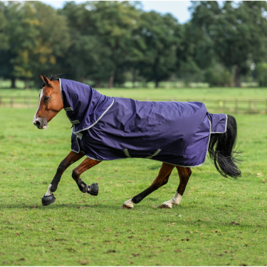 Couverture Bucas Atlantic Exclusive 150g et couvre cou Marine / bleu