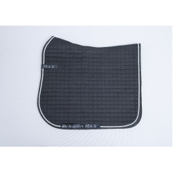 Tapis de selle Bucas logo Max Dressage Noir / argent