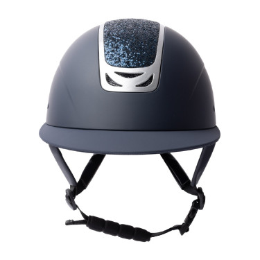Casque d'équitation ornement en cristal Horze Arix II Gris fumé