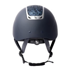 Casque d'équitation ornement en cristal Horze Arix II Gris fumé