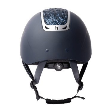 Casque d'équitation ornement en cristal Horze Arix II Gris fumé