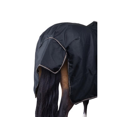 Buitendeken Glasgow 300 g pony Horze Bosbes Grijs